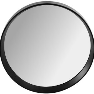 Oglindă rotundă Loft 39 cm Negru JZ-01