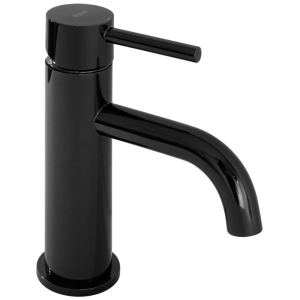 Baterie pentru lavoar Rea Lungo BLACK metallic Low