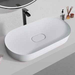 Lavoar pentru blat IRIS 71 CM White
