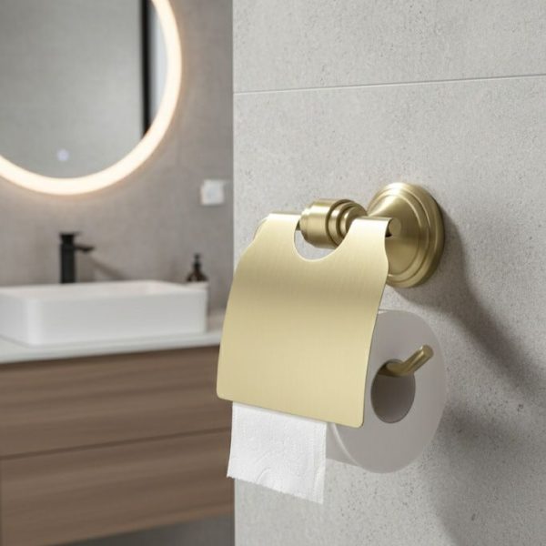 Suport hârtie igienică 16101 Aristo Brushed Gold