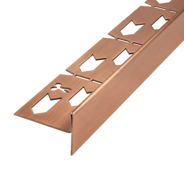 Profil de panta cadita de dus 100cm Brush Copper