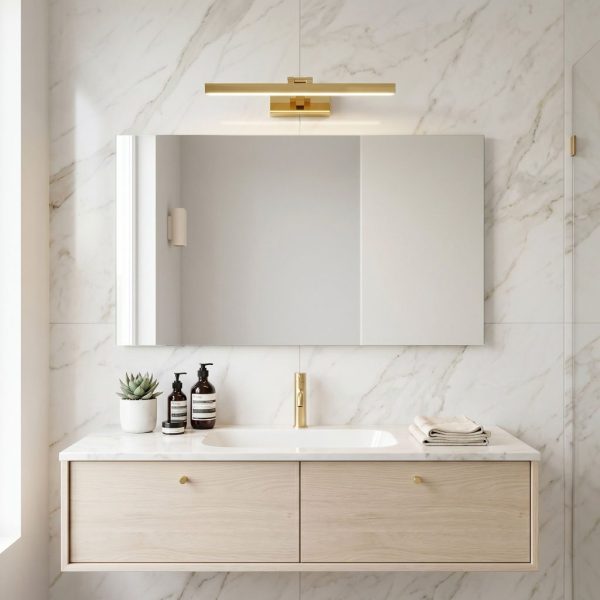 Aplică LED pentru baie APP1860-1W 40cm GOLD