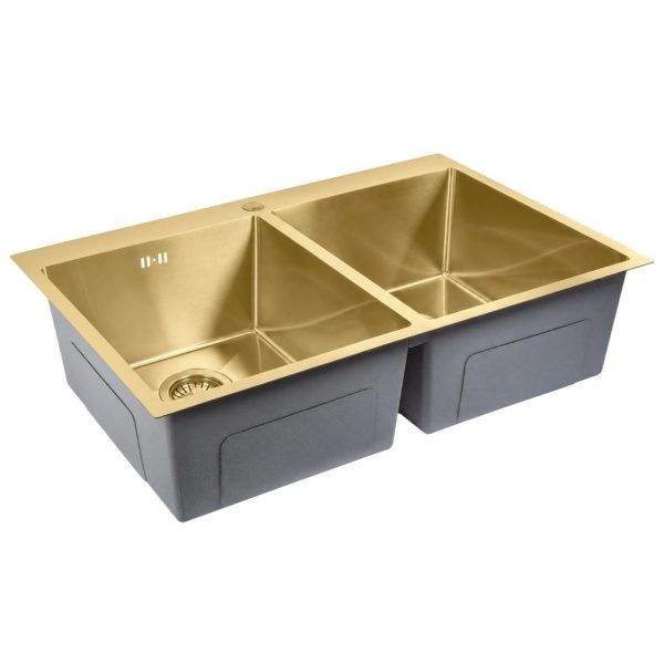 Chiuvetă inox Joel BRUSH GOLD