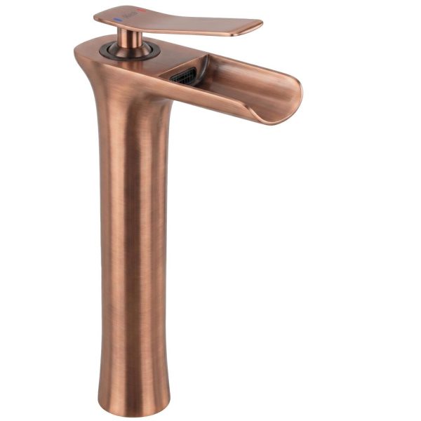 Baterie de lavoar Rea Laguna Brush Copper high